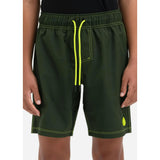 Ethika - Apex Green | Boys Swim Short-Shorts-Gentleman.Clothing