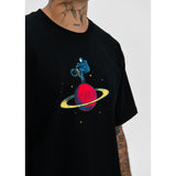 Ethika - Astro Wheelie - Black | Mens Graphic Tee-Tanks & Tees-Gentleman.Clothing