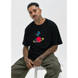 Ethika - Astro Wheelie - Black | Mens Graphic Tee-Tanks & Tees-Gentleman.Clothing