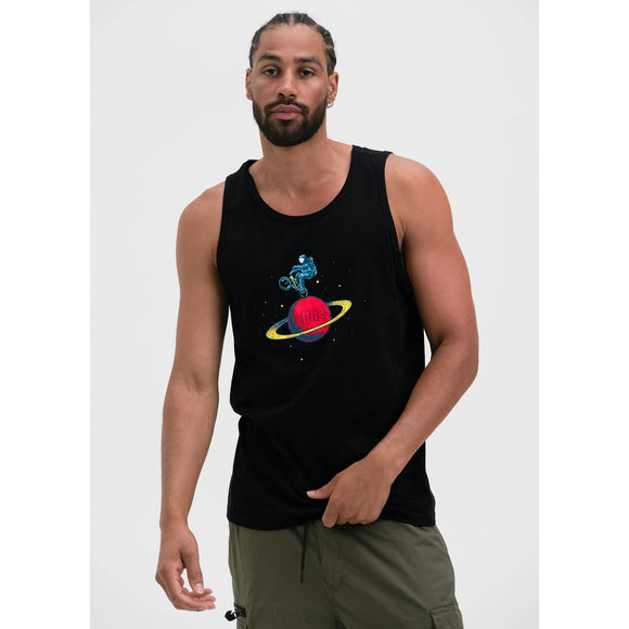Ethika - Astro Wheelie | Mens Tank Top-Tanks & Tees-Gentleman.Clothing
