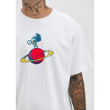 Ethika - Astro Wheelie - White | Mens Graphic Tee-Tanks & Tees-Gentleman.Clothing