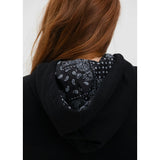 Ethika - Black | Womens Fitted Crop Zip Hoodie-Jackets-Gentleman.Clothing