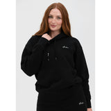 Ethika - Black | Womens Fitted Crop Zip Hoodie-Jackets-Gentleman.Clothing