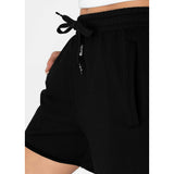 Ethika - Black | Womens Raw Edge Short-Shorts-Gentleman.Clothing