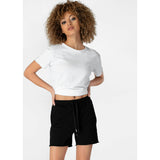 Ethika - Black | Womens Raw Edge Short-Shorts-Gentleman.Clothing