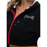 Ethika - Bound By Love | Womens Crop Zip Hoodie-Jackets-Gentleman.Clothing
