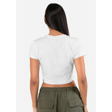Ethika - Dannylux - Mariposa - White | Womens Baby Tee-Tanks & Tees-Gentleman.Clothing