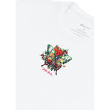Ethika - Dannylux - Mariposa - White | Womens Baby Tee-Tanks & Tees-Gentleman.Clothing