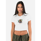 Ethika - Dannylux - Mariposa - White | Womens Baby Tee-Tanks & Tees-Gentleman.Clothing