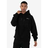 Ethika - Embroidered Logo - Black | Mens Hoodie-Sweatshirts & Hoodies-Gentleman.Clothing