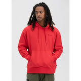 Ethika - Embroidered Logo - Red | Mens Hoodie-Sweatshirts & Hoodies-Gentleman.Clothing