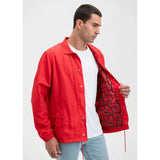 Ethika - Red | Mens Coach Jacket-Jackets-Gentleman.Clothing
