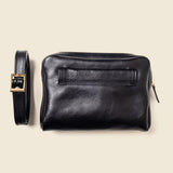 Fanny Pack Black-Dopp Toiletry Bag-Gentleman.Clothing