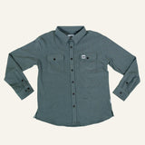 Functional Flannel (Stealth)-Shirts & Tops-Gentleman.Clothing