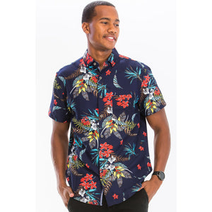 Garden Serenade Hawaiian Short Sleeve Shirt-hawaiian-Gentleman.Clothing