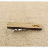 Gentlemen Mustache Collection Wooden Tie Bars/Clips-Tie Clips-Gentleman.Clothing