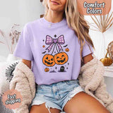 Halloween Cherries Comfort Colors Shirt – Trendy Pumpkin Tee-T-Shirt-Gentleman.Clothing