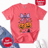 Halloween Cherries Comfort Colors Shirt – Trendy Pumpkin Tee-T-Shirt-Gentleman.Clothing