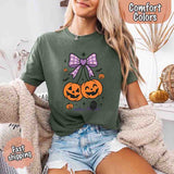 Halloween Cherries Comfort Colors Shirt – Trendy Pumpkin Tee-T-Shirt-Gentleman.Clothing