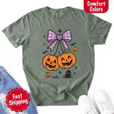 Halloween Cherries Comfort Colors Shirt – Trendy Pumpkin Tee-T-Shirt-Gentleman.Clothing