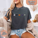 Halloween Icons Comfort Colors Shirt – Pumpkin & Ghost Fall Tee-T-Shirt-Gentleman.Clothing