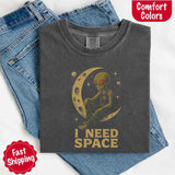 I Need Space Tee – Gothic Alternative Unisex Comfort Colors Shirt-T-Shirt-Gentleman.Clothing