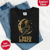 I Need Space Tee – Gothic Alternative Unisex Comfort Colors Shirt-T-Shirt-Gentleman.Clothing