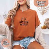 It’s Giving Wifey Comfort Colors Tee – Bride to Be or Wedding Gift Shirt-T-shirt-Gentleman.Clothing