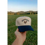 Kentucky Buck Hat ( Navy & Natural )-Hats-Gentleman.Clothing
