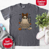 Lace Ghost Comfort Colors Halloween Shirt – Women’s Spooky Tee-T-Shirt-Gentleman.Clothing