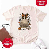 Lace Ghost Comfort Colors Halloween Shirt – Women’s Spooky Tee-T-Shirt-Gentleman.Clothing