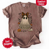 Lace Ghost Comfort Colors Halloween Shirt – Women’s Spooky Tee-T-Shirt-Gentleman.Clothing