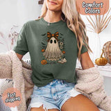 Lace Ghost Comfort Colors Halloween Shirt – Women’s Spooky Tee-T-Shirt-Gentleman.Clothing