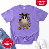Lace Ghost Comfort Colors Halloween Shirt – Women’s Spooky Tee-T-Shirt-Gentleman.Clothing