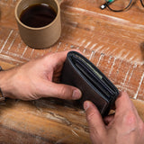 Large Billfold Wallet - Black-Large Bifold-Gentleman.Clothing