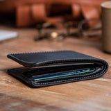 Large Billfold Wallet - Black-Large Bifold-Gentleman.Clothing