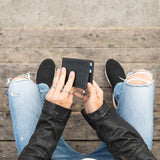 Large Billfold Wallet - Black-Large Bifold-Gentleman.Clothing