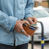 Large Billfold Wallet - Natural-Large Bifold-Gentleman.Clothing