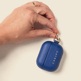 Leather Airpod Case - Cobalt-Small Leather Goods-Gentleman.Clothing