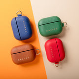 Leather Airpod Case - Cobalt-Small Leather Goods-Gentleman.Clothing
