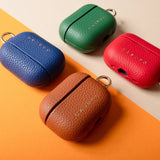 Leather Airpod Case - Cobalt-Small Leather Goods-Gentleman.Clothing