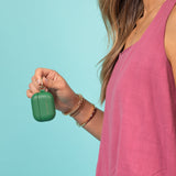 Leather Airpod Case - Green-Small Leather Goods-Gentleman.Clothing