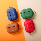 Leather Airpod Case - Tan-Small Leather Goods-Gentleman.Clothing