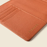 Leather Passport Wallet with RFID - Tan-Small Leather Goods-Gentleman.Clothing