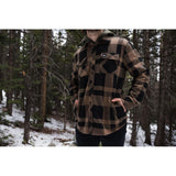 Legend Stretch Shacket (Wood / Anthracite)-Flannel-Gentleman.Clothing