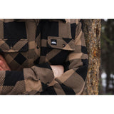 Legend Stretch Shacket (Wood / Anthracite)-Flannel-Gentleman.Clothing