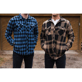 Legend Stretch Shacket (Wood / Anthracite)-Flannel-Gentleman.Clothing