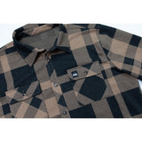 Legend Stretch Shacket (Wood / Anthracite)-Flannel-Gentleman.Clothing