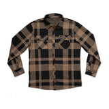 Legend Stretch Shacket (Wood / Anthracite)-Flannel-Gentleman.Clothing