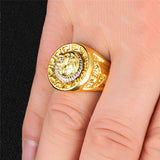 Lion Ring Championship Rings Men Gold Color Rings-Rings-Gentleman.Clothing